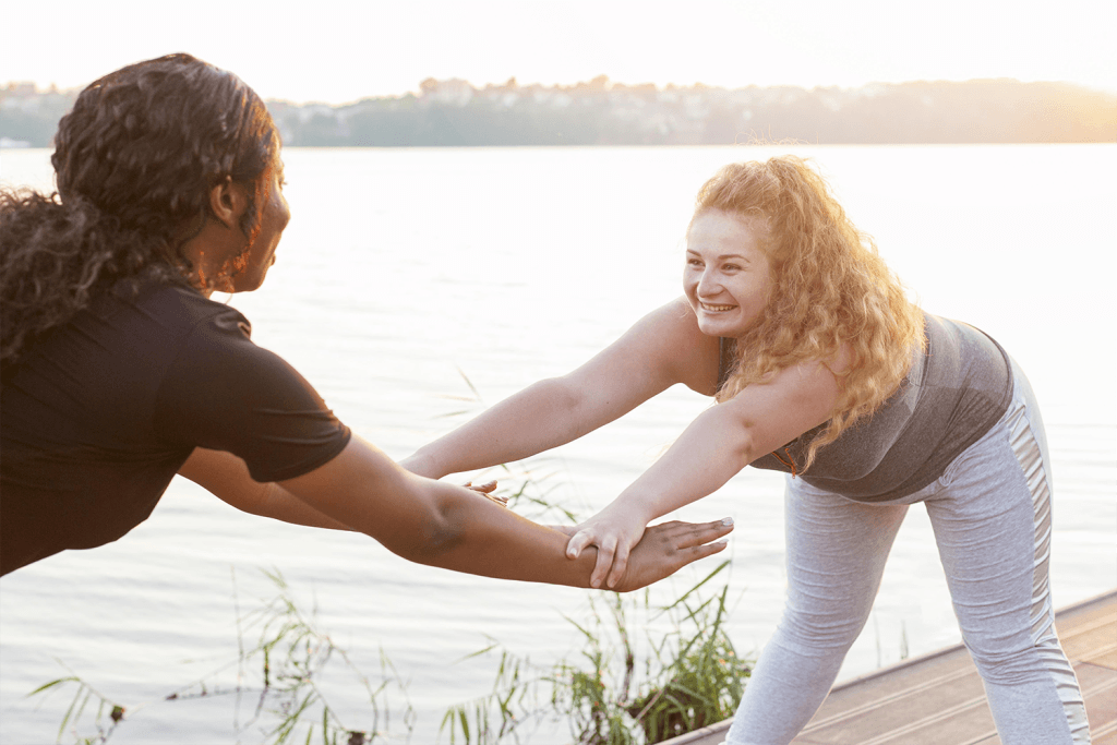 Weight loss coaching session between patient and provider